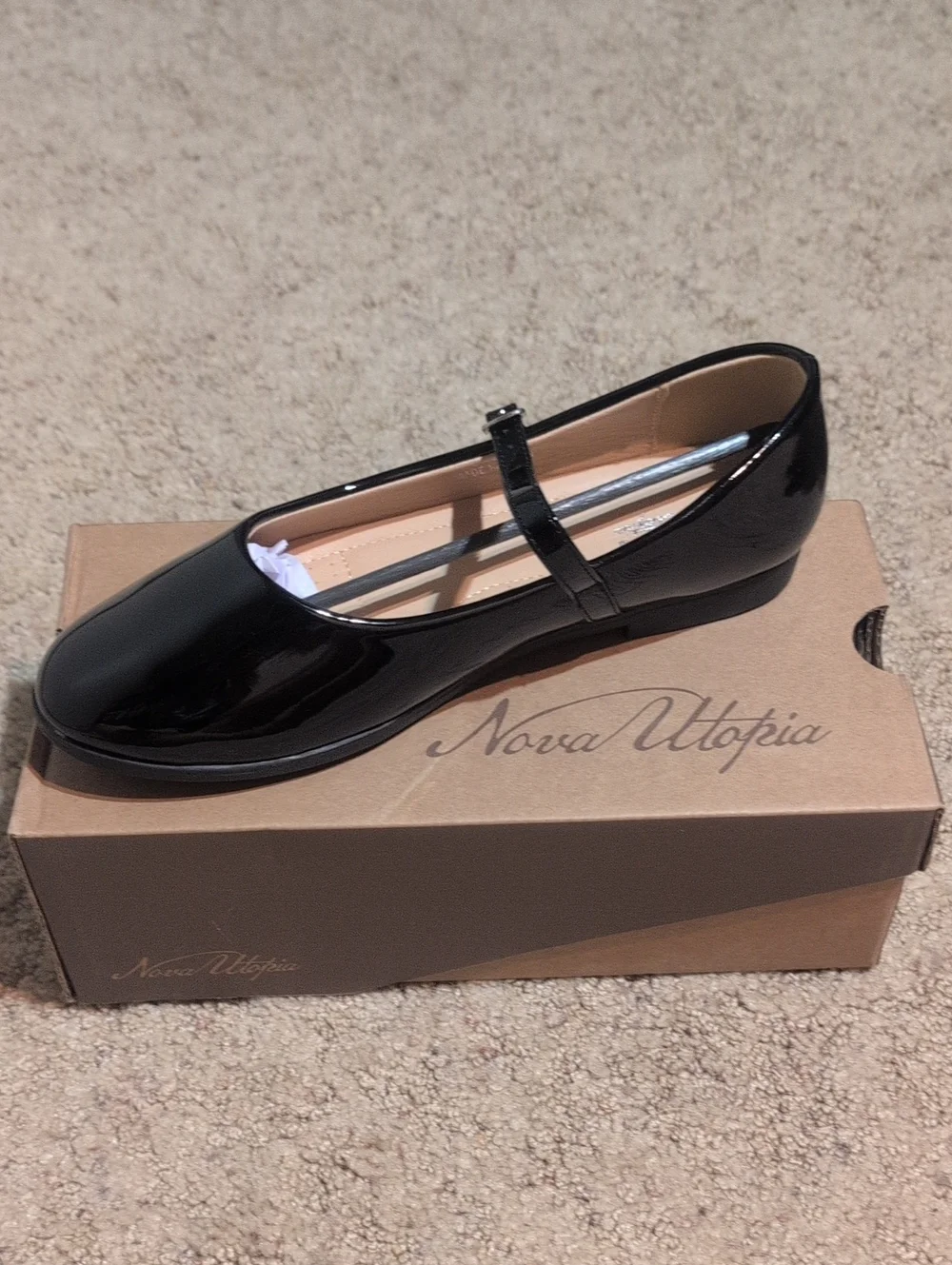 Girls' Black Patent Mary Jane Dress Shoe